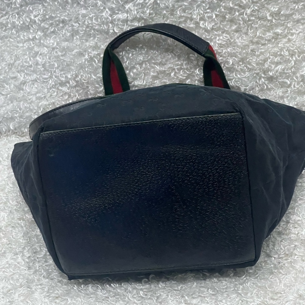 Gucci GG Canvas Web Handle Tote Bag - Picture 7 of 16